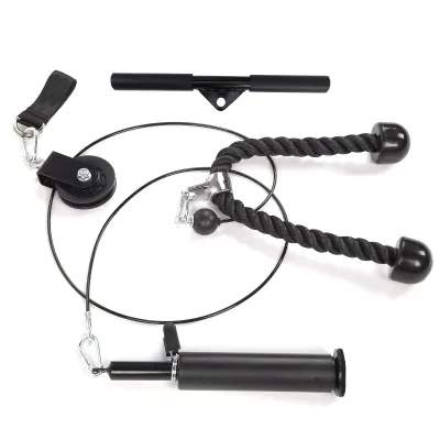 Obrázek produktu pro Sada fitness vybavení pro kutily,Fitness vybavení,Sada kladek pro fitness vybavení,Systém kladek pro fitness,Posilovač síly paží,Posilovací zařízení