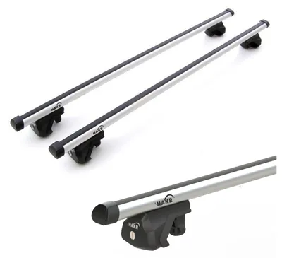 Image de Porte-bagages de toit HAKR avec barres de toit classiques, compatible avec les modèles VOLKSWAGEN CADDY à partir de 2016