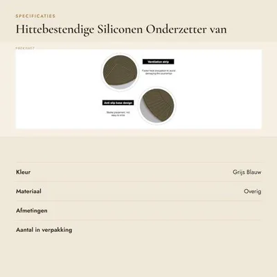 Productafbeelding van Siliconen hittebeschermer - 28 cm - Antislip - Beschermt tegen vuil - Multifunctioneel
