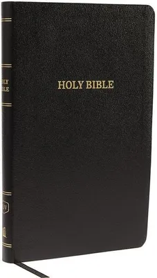 Produktbild von KJV, Thinline Reference Bible, Lederfaserstoff, Black, Red Letter Edition