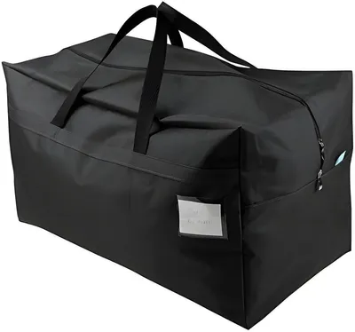 Produktbild von PolkaHome® Wasserdichte Aufbewahrungstasche, 70 x 42 x 35 cm, 100 Liter, Schwarz