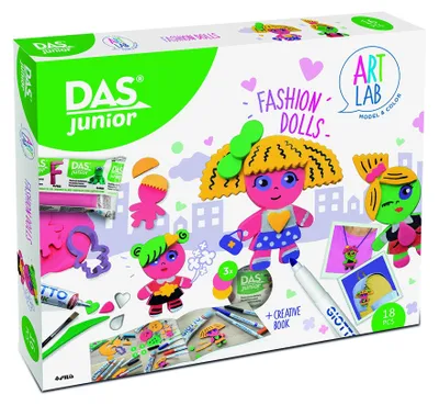 Imagen del producto de Proyectos artísticos con muñecas de moda para niños