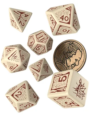 Produktbild von Q-Workshop The Witcher Dice Set Vesemir - The Old Wolf