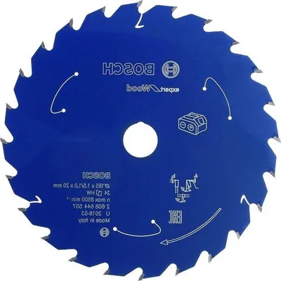 Immagine prodotto di Lama circolare 140x20x18 mm, 24 denti, per legno, a batteria