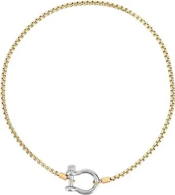 Image de Collier avec fermoir mousqueton - Pendentif en argent - Bijou pour femmes, hommes et cadeau