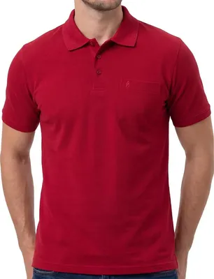 Produktbild von RAGMAN Basic Poloshirt Klassischer Look, Weiches Material mit leichtem Glanz, Vielseitig kombinierbar im Alltag