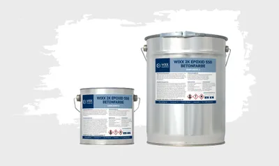 Produktbild von Wixx 2K Epoxid 550 Betonfarbe - Weiß - 10L