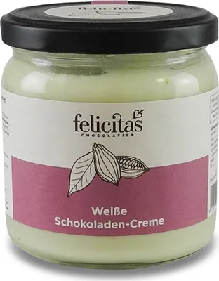 Produktbild von Weiße Schokoladen-Creme von der Confiserie Felicitas (400 g)