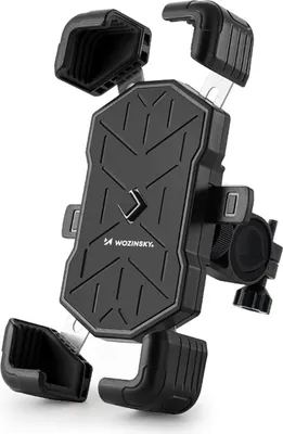 Immagine prodotto di Wozinsky WUD-01B Supporto per cellulare da manubrio 4,5-7,2 pollici Monomano Nero