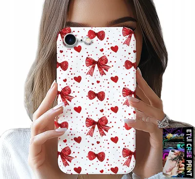 Obrázok produktu pre Puzdro na iPhone 16E – Červené stužky, moderné vzory