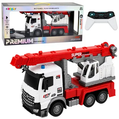 Productafbeelding van Op afstand bestuurbare kraanwagen Rc Beweegbare roterende kraan 1:14