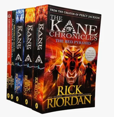Zdjęcie produktu dla Kane Chroniken (Kane Chronicles) – 5‑Bücher‑Set von Rick Riordan, Paperback (Shrinkwrap)
