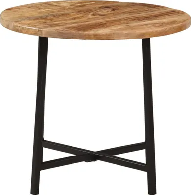 Obrázok produktu pre vidaXL Konferenčný stolík 45x45x40 cm z masívneho mangového dreva a železa