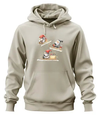 Zdjęcie produktu dla Świąteczna bluza z kapturem uni , natura, 3XL