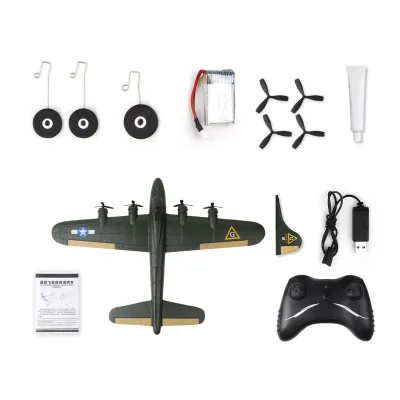Produktbild von 2,4G RC-Flugzeug, 2-Kanal, einfache Steuerung, hocheffizientes ferngesteuertes Flugzeug EPP für Anfänger, Kinder und Erwachsene