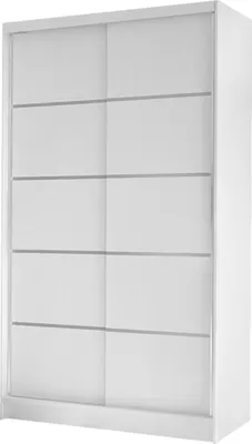 Produktbild von MIRJAN24 Schiebetürenschrank Diego IV, Kleiderschrank, Stilvoll Schlafzimmer Garderobenschrank (Farbe: Weiß)