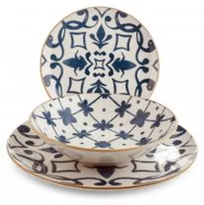 Immagine prodotto di H&H Servizio Tavola 18 Pezzi Beatriz in stoneware