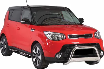 Immagine prodotto di Minigonne laterali in acciaio inox per Kia Soul 2013-2017 nero