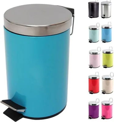 Image de Poubelle design moderne Famanu Abfalleimer - 3 litres, disponible en différentes couleurs
