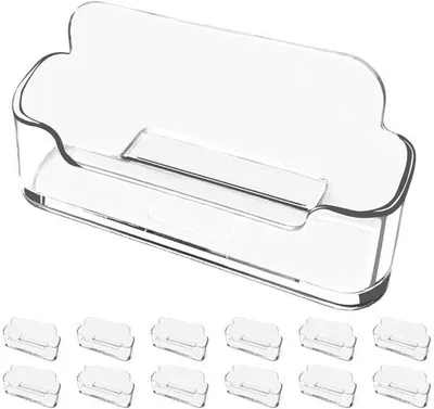 Produktbild von Famanu Visitenkartenhalter Acryl - 16 Stück - geeignet für 30-50 Karten