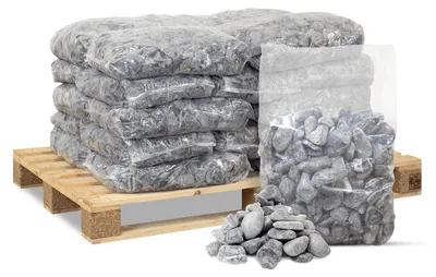 Produktbild von Galamio Zierkies Grau 20kg x 25 Sack 500kg Palette