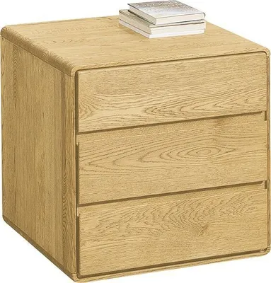 Produktbild von Nachtkommode Fazenda 26, Farbe: Natur, Eiche teilmassiv – 61 x 50 x 44 cm (H x B x T)