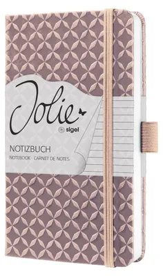 Productafbeelding van SIGEL Notitieboek Jolie JN136, A6, gelinieerd, parelroze