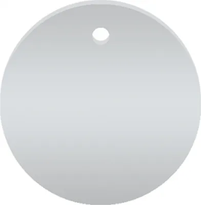 Produktbild von Werkzeugmarken blanko, Edelstahl geschliffen, Ø 20 mm, 25 Stück/VE