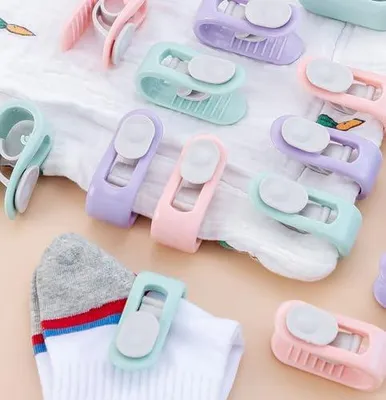 Produktbild von Bettdeckenhalter mit Clips gegen Verrutschen, 12 Stück