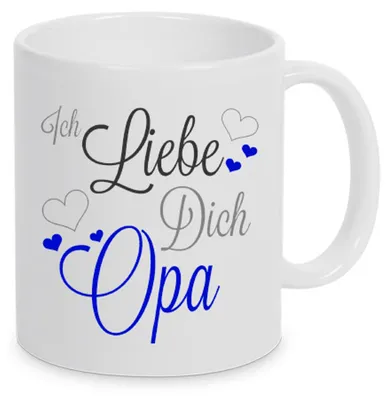 Produktbild von TassenKing™ - Ich liebe Dich Opa - Tasse - Kaffeetasse - Tasse mit Spruch