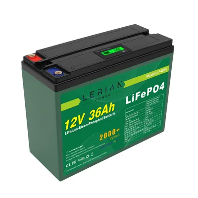 Zdjęcie produktu dla Akumulator LiFePO4 12V 36Ah 30A litowo-żelazowo-fosforanowy do łodzi kempingowej solarny