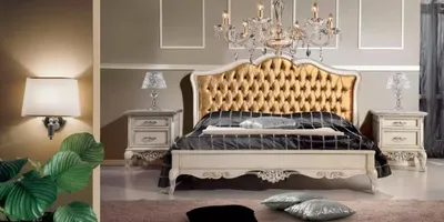 Produktbild von Bett 2x Nachttisch 3tlg. Schlafzimmer Set Designer Luxus Betten Komplett