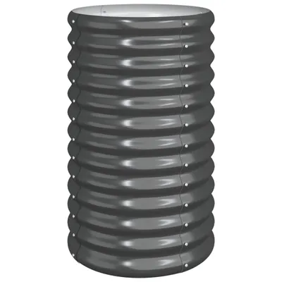 Immagine prodotto di vidaXL Fioriera in acciaio verniciato a polvere 40x40x68 cm antracite