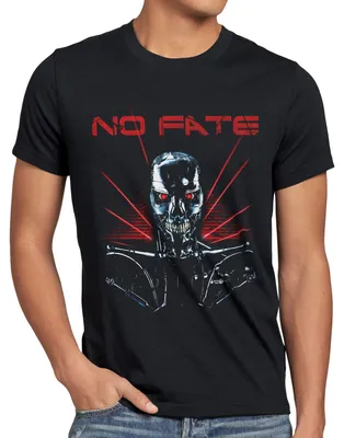 Produktbild von BaumwolleCloud No Fate Herren T-Shirt terminator skynet