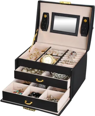 Produktbild von Beautylushh 6348 Schmuckschatulle - schwarz