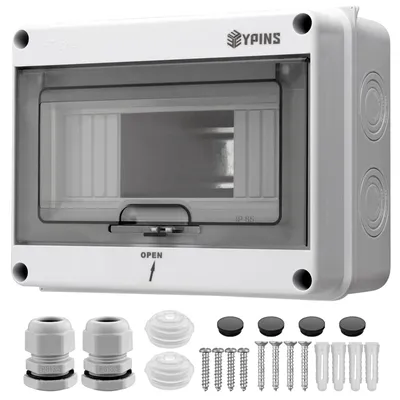 Obrázek produktu pro Rozvaděč, montáž na zeď, 1 řada, 8 modulů, stupeň krytí IP65