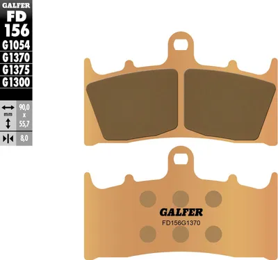 Produktbild von Bremsbeläge Kh188 Gesintert Metallic (Gold) Street