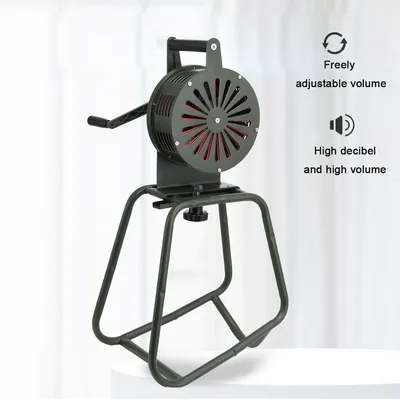 Productafbeelding van Staande Sirene Handmatig Bediend - 125 dB Geluid - 230 mm Diameter - Beveiligingsalarm