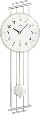 Obrázek produktu pro Nástěnné hodiny moderní s kyvadlem - AMS Model: 5316