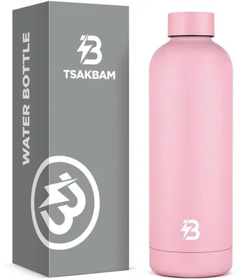 Immagine prodotto di Borraccia termica in acciaio inossidabile da 750 ml color rosa