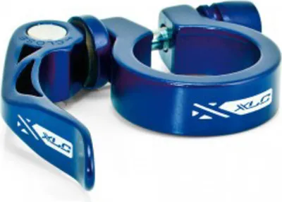 Produktbild von XLC PC-L04 Sattelstütz-Klemmring Ø 34,9 mm, Alu, mit Schnellspanner, blau