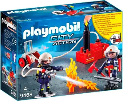 Produktbild von City Action 9468 Hasiči s hasičským čerpadlom