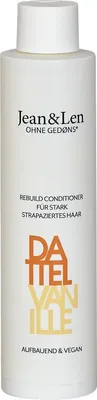 Produktbild von Jean & Len Rebuild Conditioner Dattel/Vanille, 300ml, Frauen, Nicht-professionelle Haarspülung, Empfindliches Haar, Alle Farben, Glanz, 300 ml