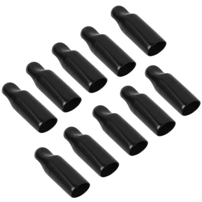 Biertapdeckel 10 Stück Schwarz PVC für Zapfhähne 15 mm