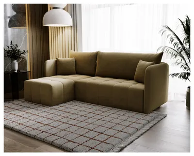 Obrázek produktu pro FurMeb24 ECKSOFA SALTO L - 210 x 140 cm MONOLITH 09 - s funkcí spánku a lůžkovinami
