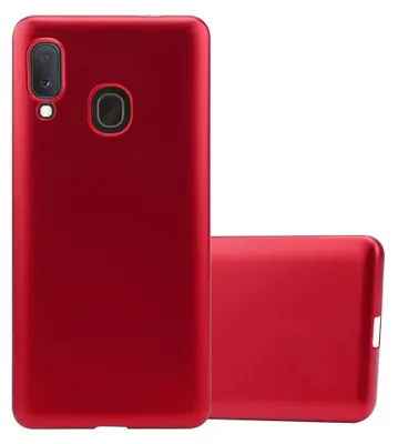Obrázek produktu pro Cadorabo ochranné pouzdro pro Samsung Galaxy A10e / A20e v červeném pouzdře na mobilní telefon TPU silikonové pouzdro Cover Case