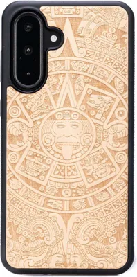 Produktbild von Bewood Holzhülle für Samsung Galaxy A56 5G AZTEC CALENDAR ANIEGRE