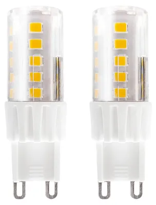 Productafbeelding van Kobi LED Insteeklamp G9 Helder - 4W 380lm 6000K - Koudwit - Vervangt 40W - 2 stuks