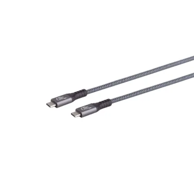 Image de S/CONN maximum connectivity Câble de connexion USB-C--Câble USB type-C mâle vers type C mâle, 4.0, 240W, PRO, 1,0m (13-68020)