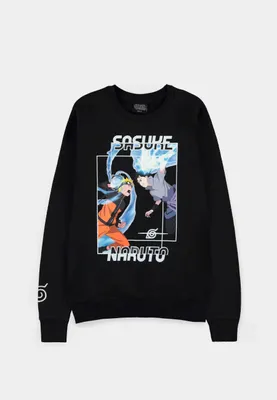 Immagine prodotto di Giacca con cappuccio Naruto Shippuden - Sasuke vs Naruto (nero) L